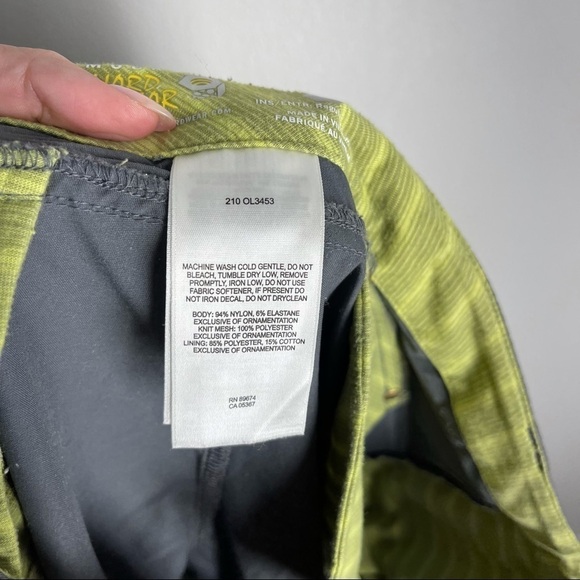 Mountain Hardwear Tech Nylon Pants Gray Boot Cut - Picture 10 of 11